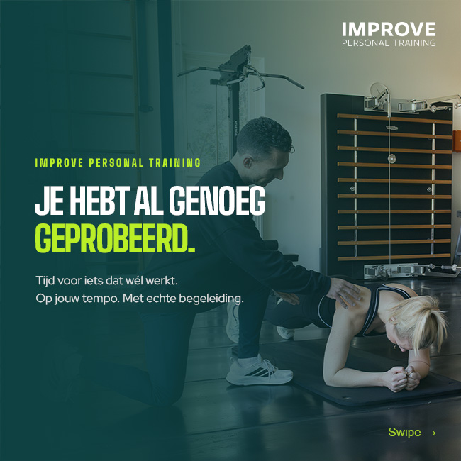 Slide 1: Je hebt al genoeg geprobeerd